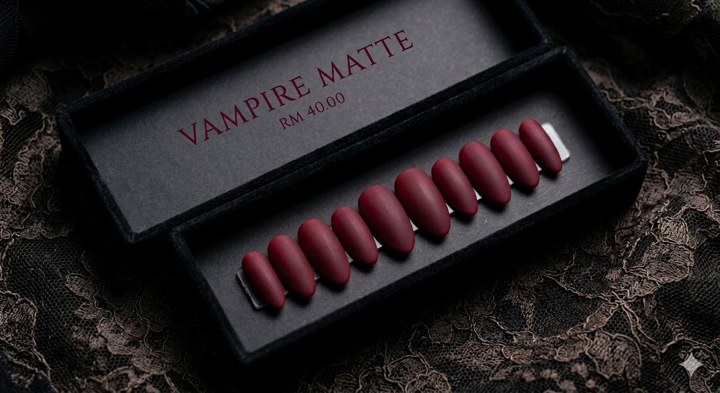 Vampire Matte Press-On Nails